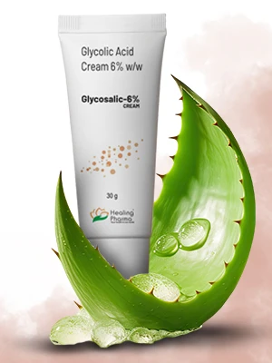 Healing Pharma-Glycolic Acid Cream 6% W/W-30g-anybringr