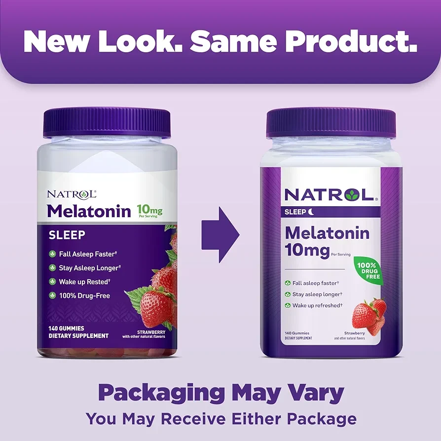 Natrol Melatonin Dietary Supplement 10mg-Any Brigr