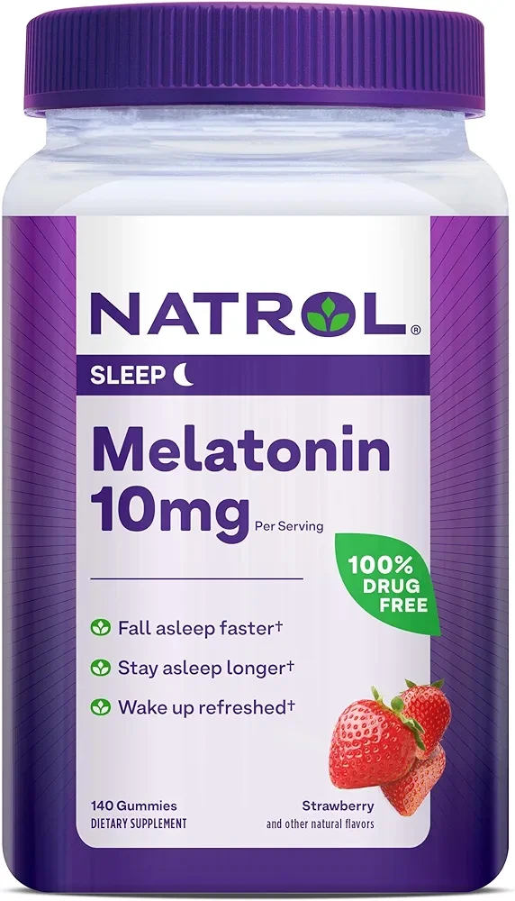 Natrol Melatonin Dietary Supplement 10mg-Any Brigr