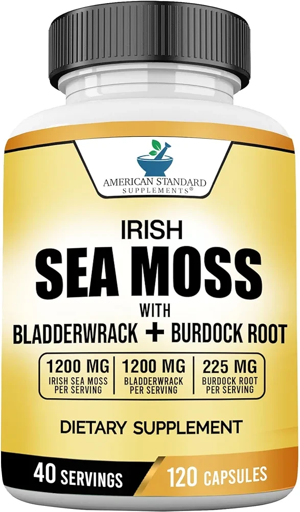 American Standard Supplements Irish Sea Moss - 120 Capsules