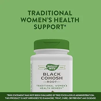 Nature's Way Black Cohosh Root - 180 Vegan Capsules