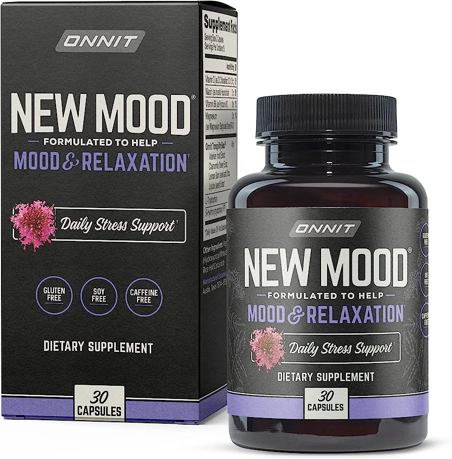 Onnit New Mood - Stress Relief, Sleep and Mood Support Supplement