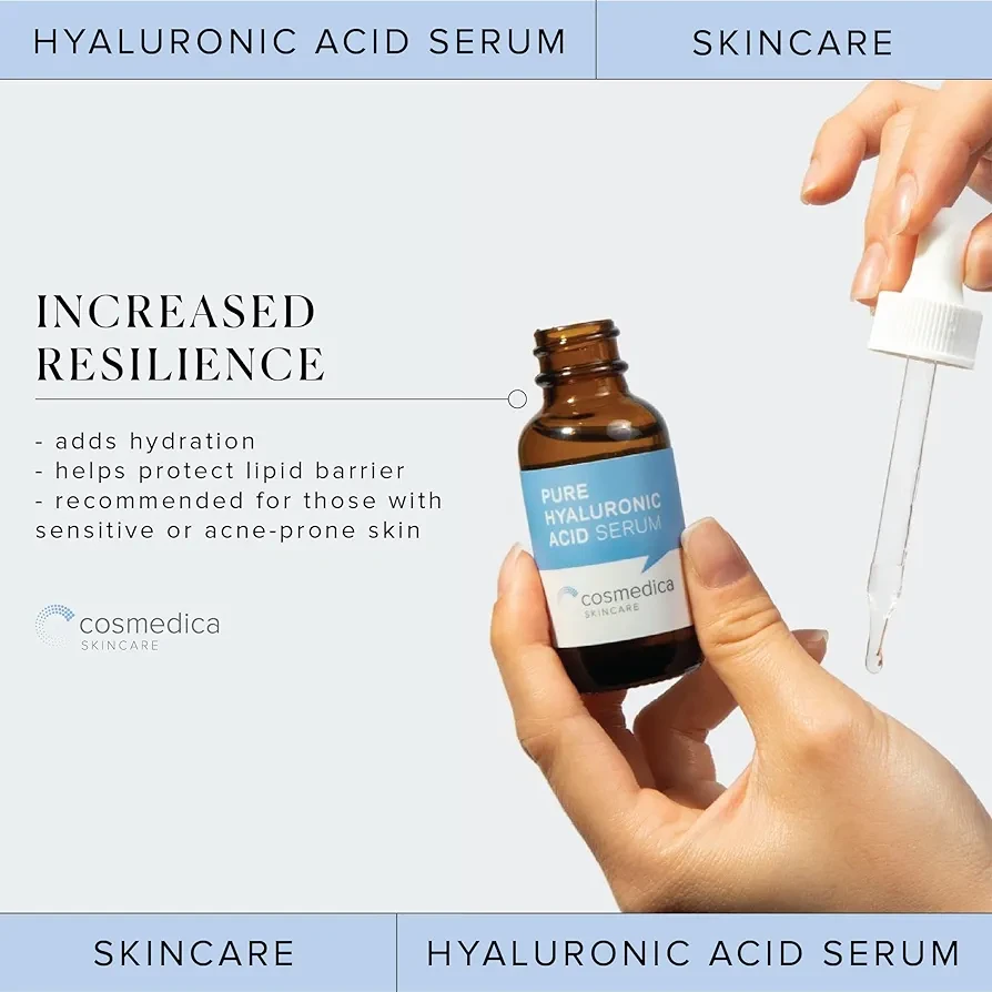 Hyaluronic Acid Serum for Skin 100% Pure (Pro Formula) 2oz