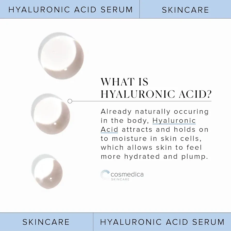 Hyaluronic Acid Serum for Skin 100% Pure (Pro Formula) 2oz