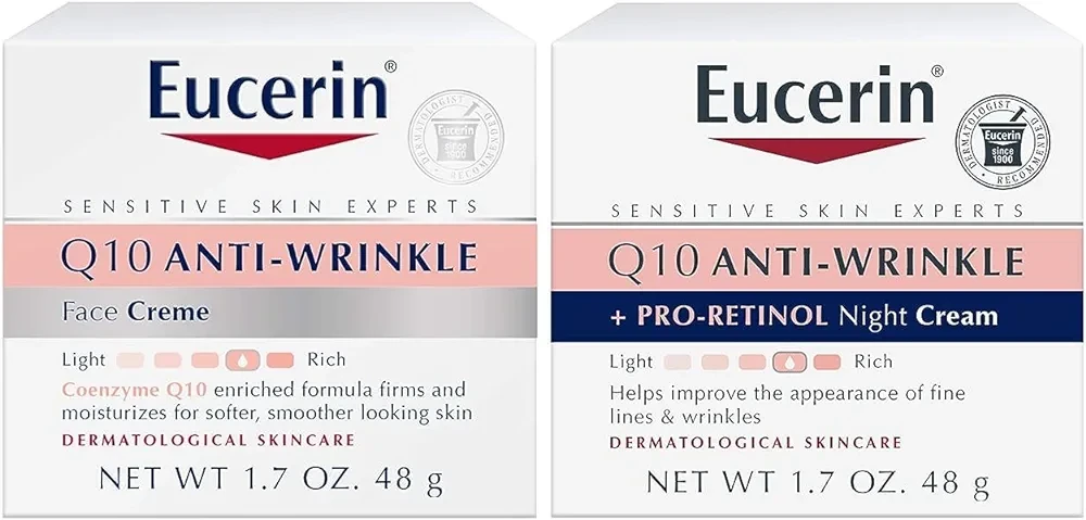 Eucerin Q10 Anti Wrinkle Day and Night Cream - 1.7 Ounce