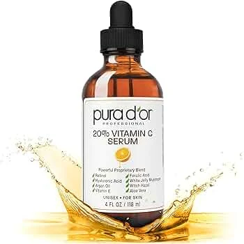 PURA D'OR 20% Vitamin C Serum For Men & Women