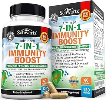 Dr Approved Immunity Vitamins for Adults Women and Men -120ct