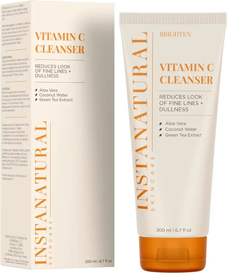 InstaNatural Vitamin C Cleanser Face Wash - 6.7 FL Oz