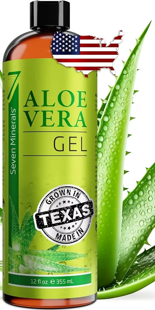 Seven Minerals Organic Aloe Vera Gel 12oz