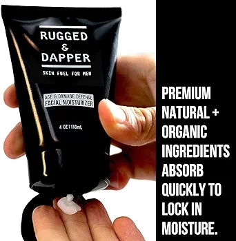 Unscented Mens Face Moisturizer for Men Dry Skin