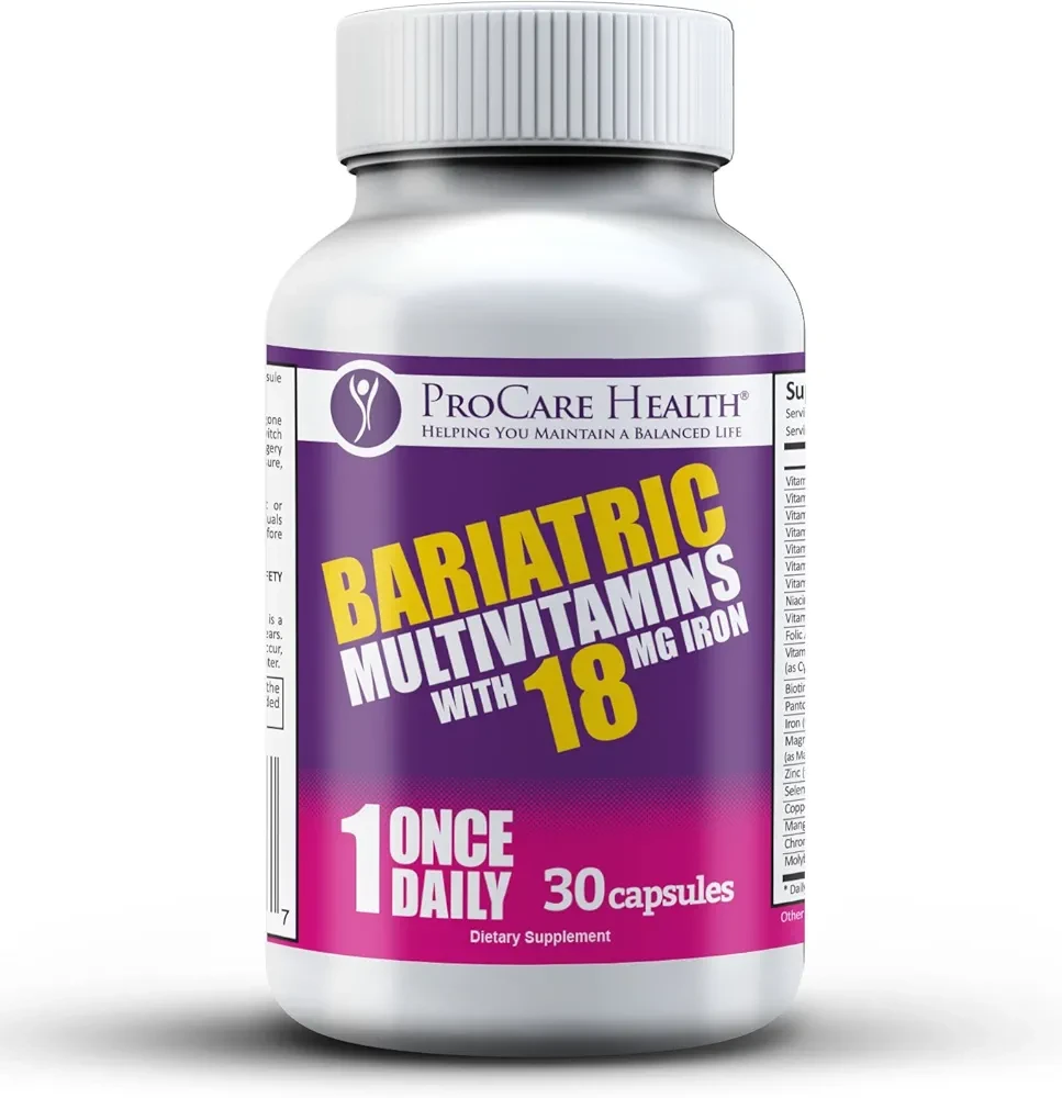 ProCare Health Daily Bariatric Multivitamin 18mg Iron - 30ct