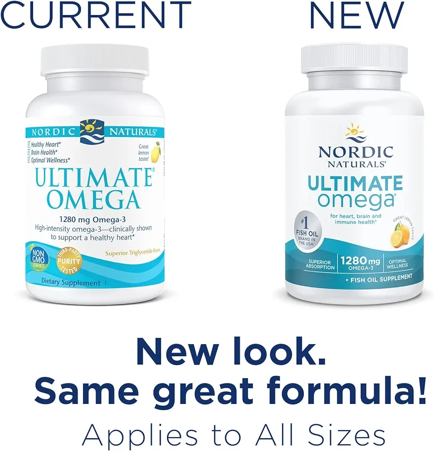 Nordic Naturals Ultimate Omega, Lemon Flavor - 90 Soft Gels