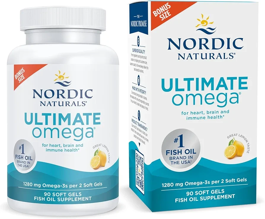 Nordic Naturals Ultimate Omega, Lemon Flavor - 90 Soft Gels