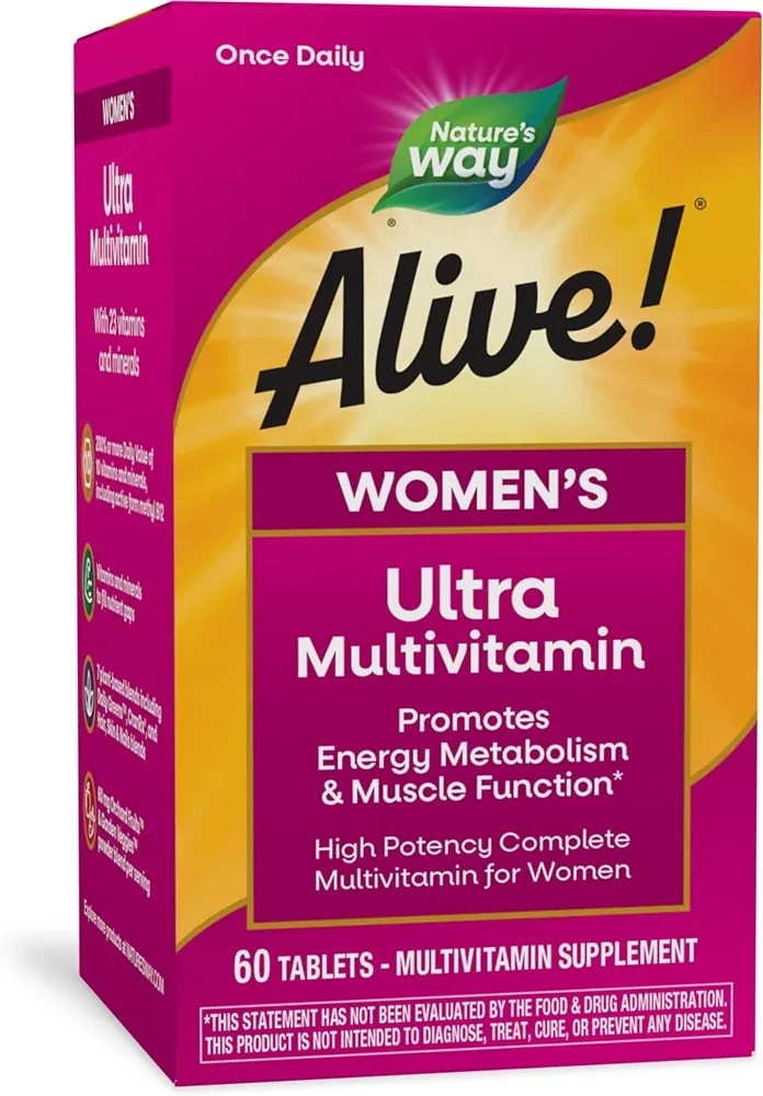 Nature's Way Alive! Women's Daily Ultra Multivitamin - 60 Tablets