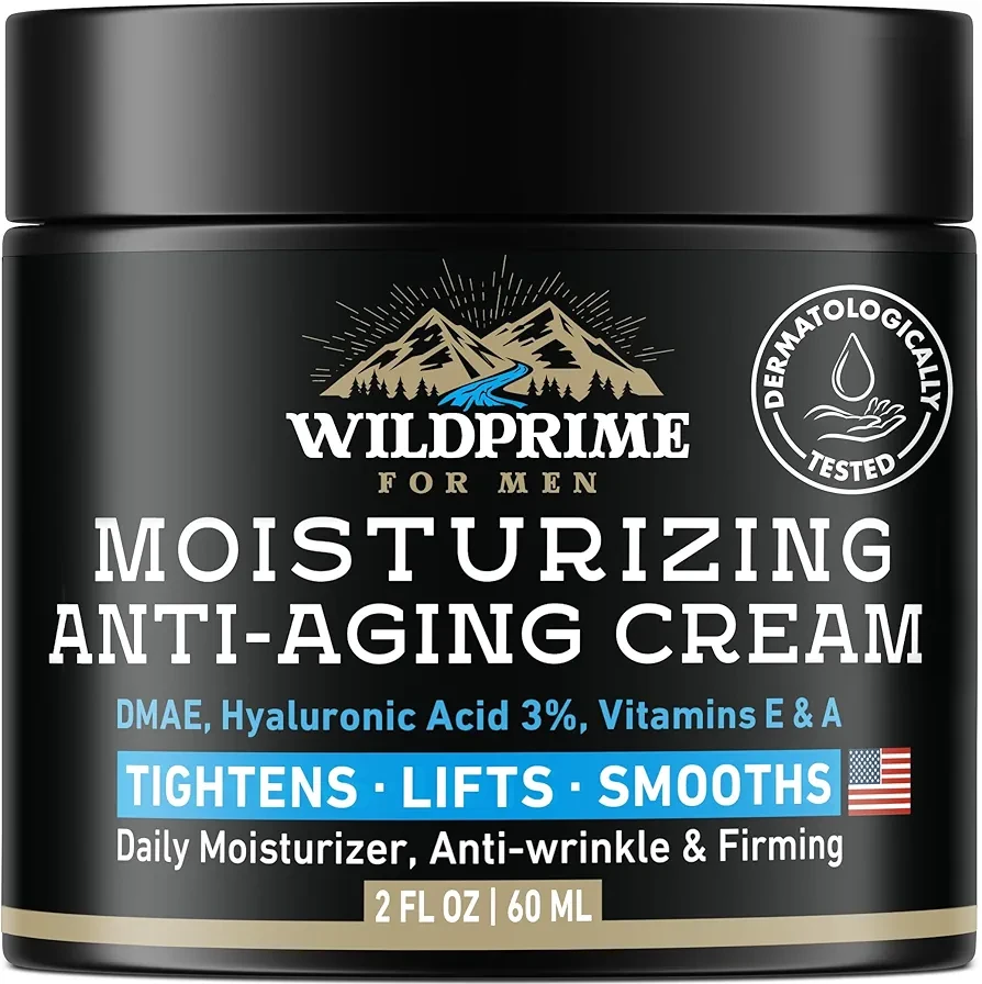 Men's Face Moisturizer Cream - Anti Aging & Wrinkle - 2 oz