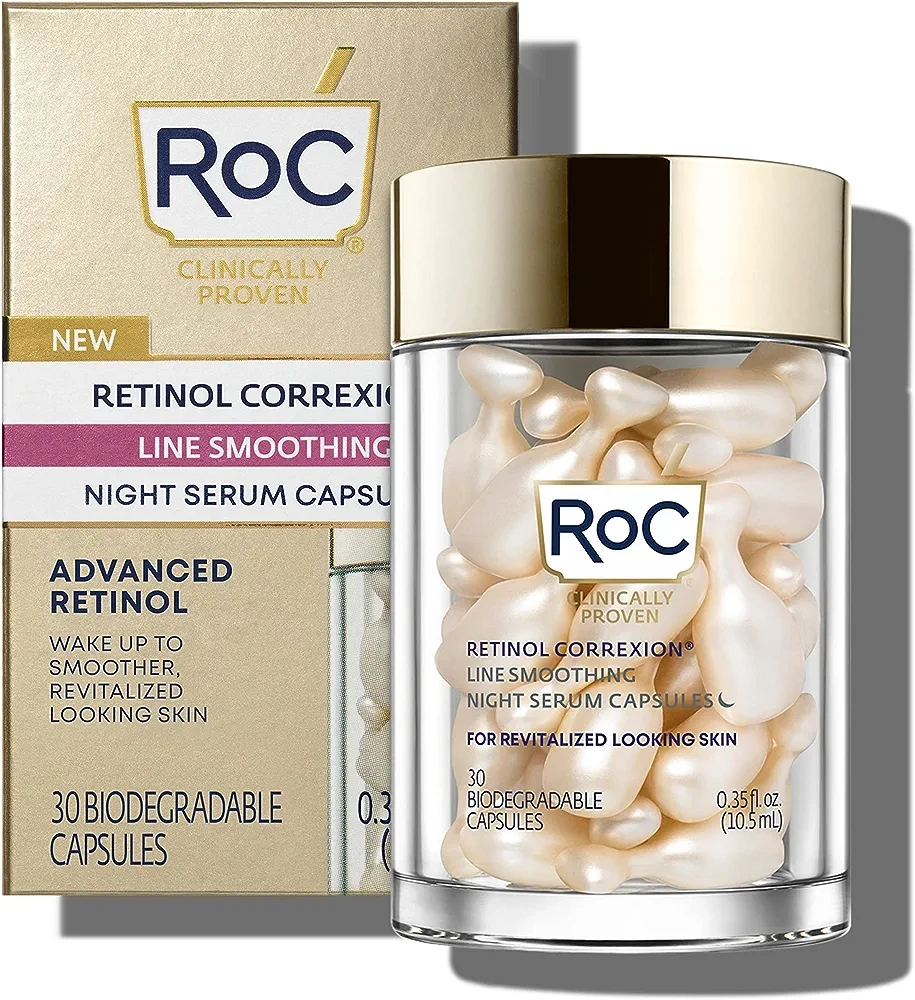 RoC Retinol Correxion Anti-Aging Wrinkle Night Serum - 0.35 Ounces