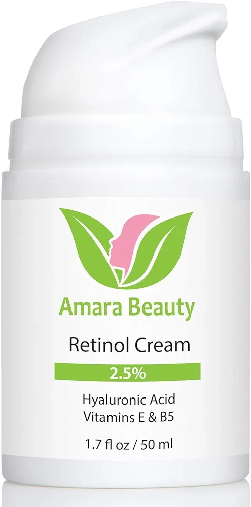 Retinol Cream for Face with Hyaluronic Acid & Vitamins E & B5