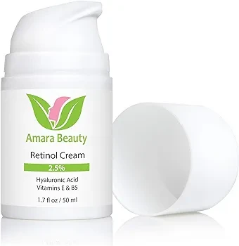 Retinol Cream for Face with Hyaluronic Acid & Vitamins E & B5