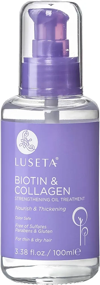 L LUSETA Biotin Hair Growth Serum & Oil - 3.38 Fl Oz