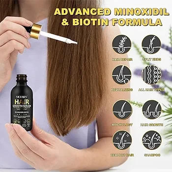 5% Minoxidil for Men and Women Hair Growth Oil - 2.02 oz