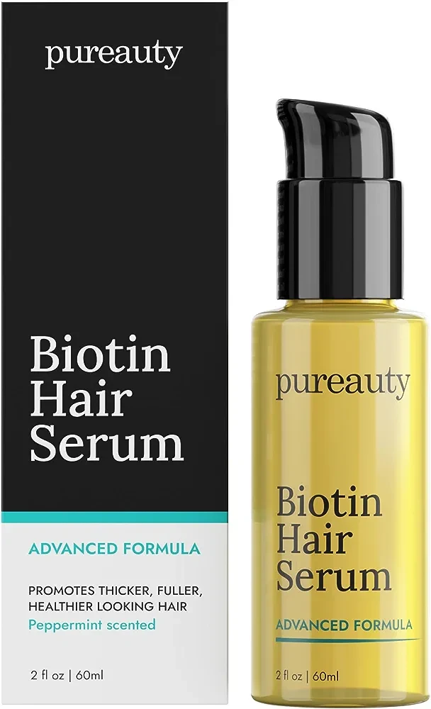 Biotin Hair Growth Serum  By Pureauty Naturals (2 Fl Oz (Pack of 1))