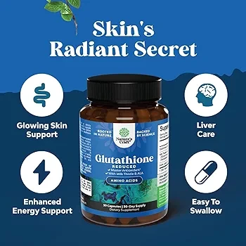 Glutathione Supplement with Glutamic Acid - L Glutathione 500mg