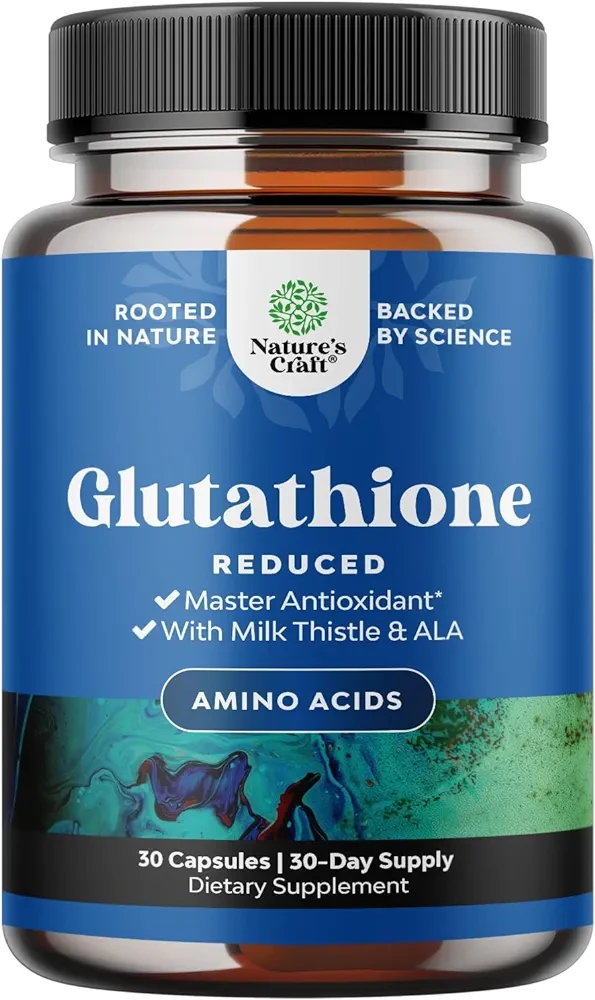 Glutathione Supplement with Glutamic Acid - L Glutathione 500mg