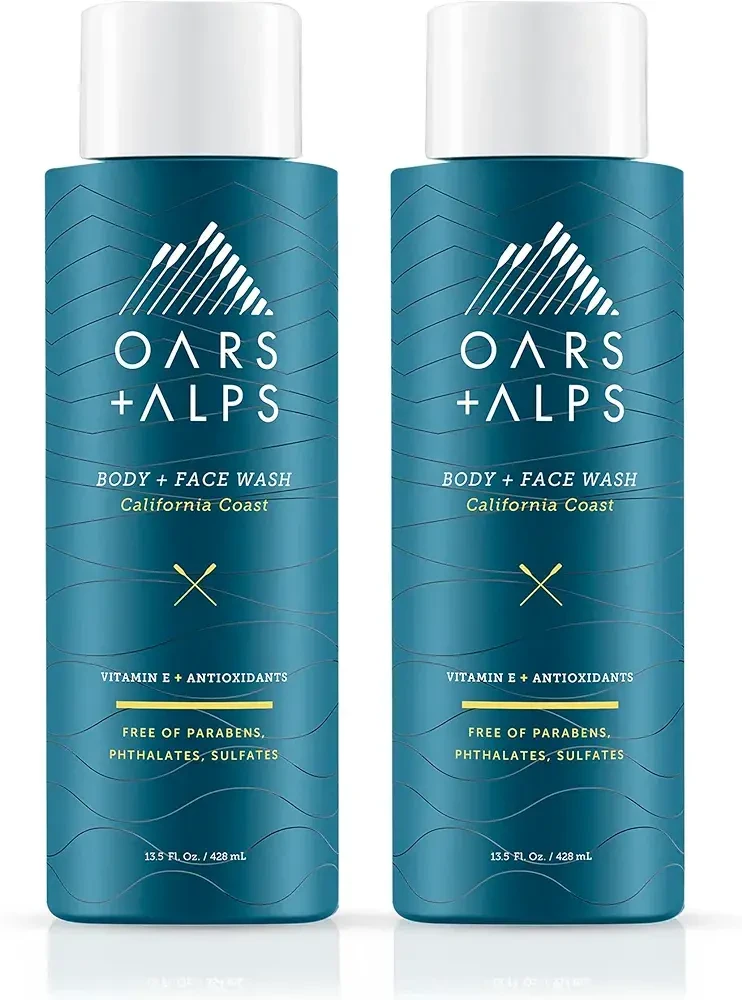 Oars + Alps Men's Moisturizing Body and Face Wash