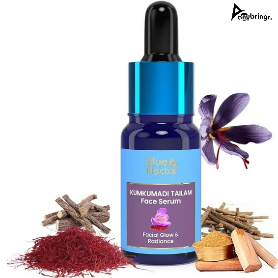 Blue Nectar Saffron & Manjish Face Oil - 0.3 Fl Oz