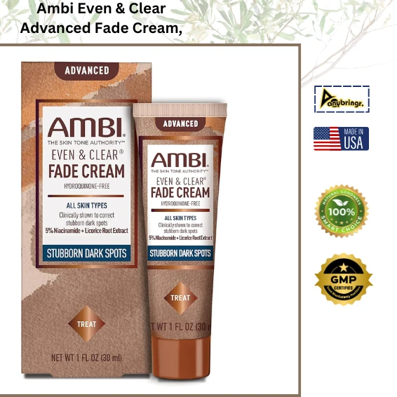 Hydroquinone-free Ambi Even & Clear Advanced Fade Cream,