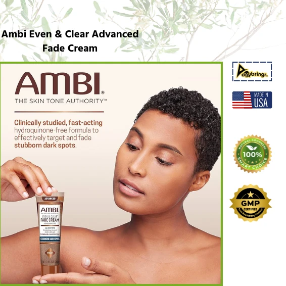 Hydroquinone-free Ambi Even & Clear Advanced Fade Cream,