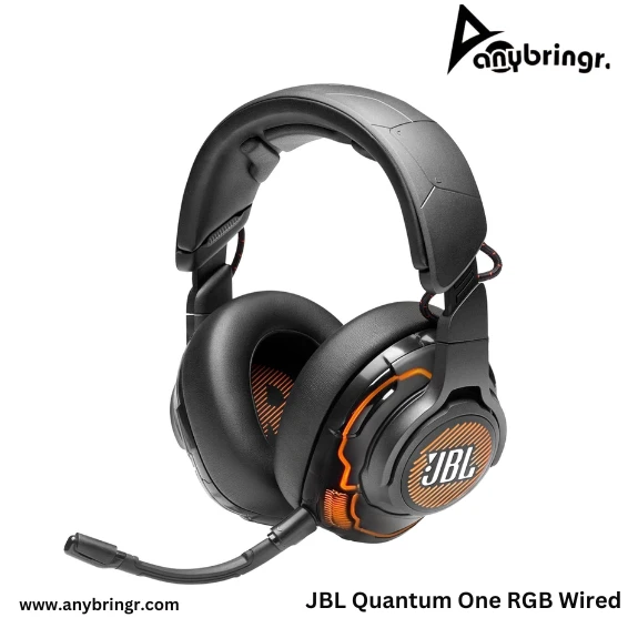 JBL Quantum One RGB Wired Over Ear Noise Cancelling Gaming Headset