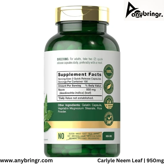 Carlyle Neem Leaf 950mg Capsules BD Price