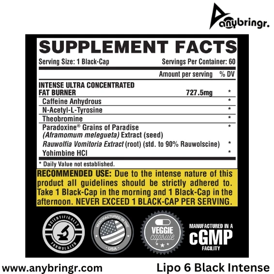 Lipo-6 Black Intense Ultra Concentrate |  Now In Bangladesh