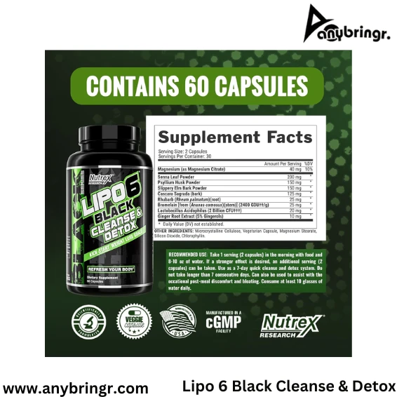 Lipo-6 Cleanse & Detox | Weight Loss & Digestive Health Support