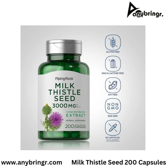 Piping Rock Milk Thistle 3000mg  200 Capsules