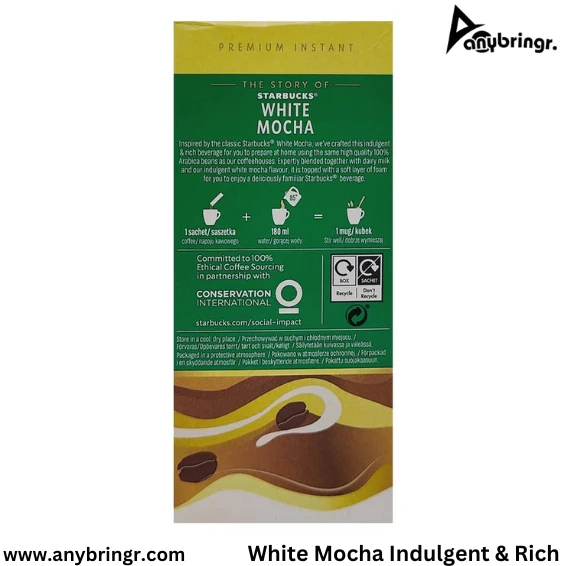 Starbucks Premium Instant White Mocha Indulgent & Rich | 1pack