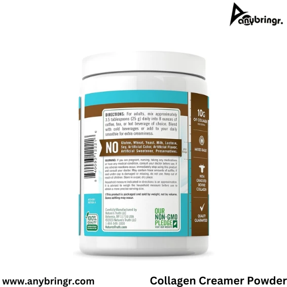 Nature’s Truth Vanilla Collagen Creamer Protein Powder |  8.8 oz