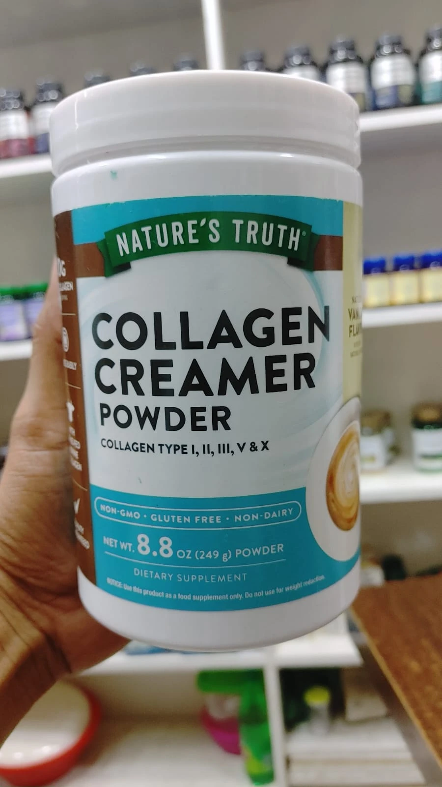 Nature’s Truth Vanilla Collagen Creamer Protein Powder |  8.8 oz