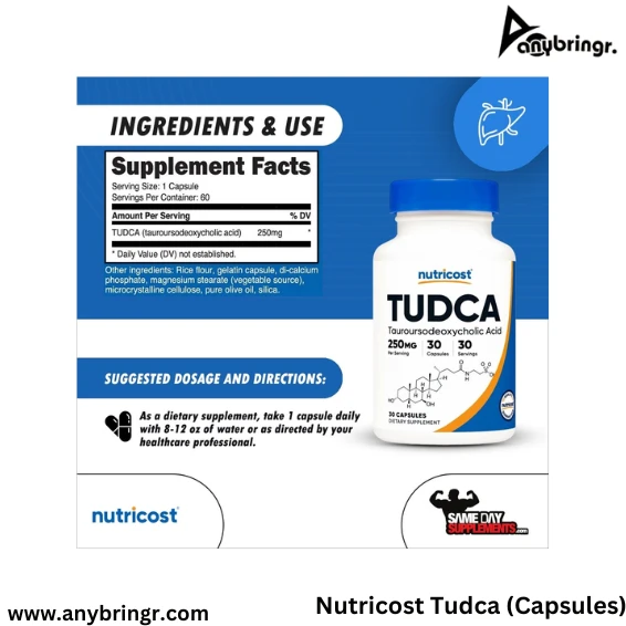 Nutricost TUDCA 500mg  –  30 Capsules BD Price