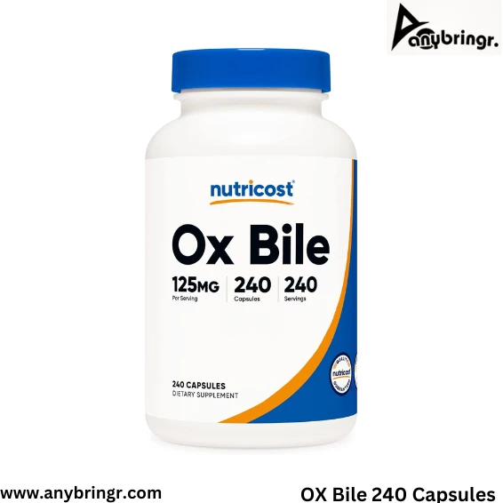 Nutricost Ox Bile  125mg - 240 Capsules