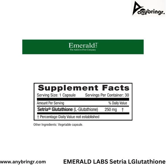 Emerald Labs Setria L-Glutathione Supplement