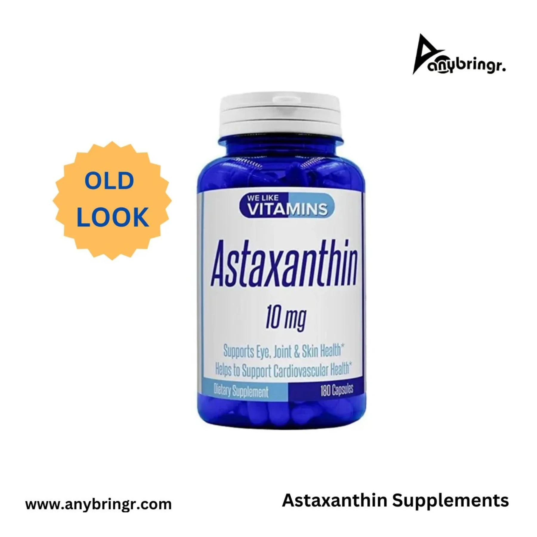 Astaxanthin 10mg Softgel - Boost Skin, Eye, & Joint Health